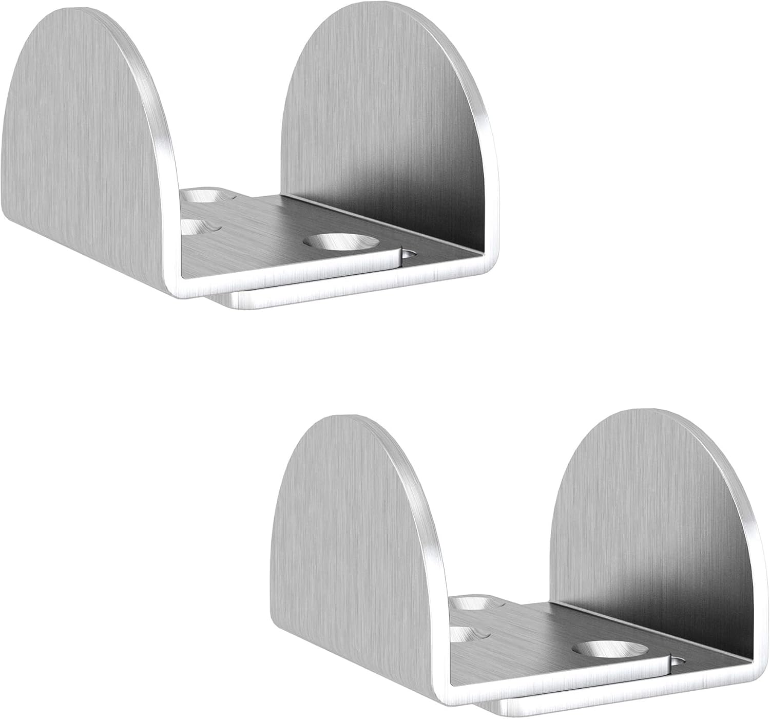 Sliding Barn Door Floor Guide, Floor Mounted Sliding Door Bottom Guide, U Shape, Durable Matte Black Barn Door Guide