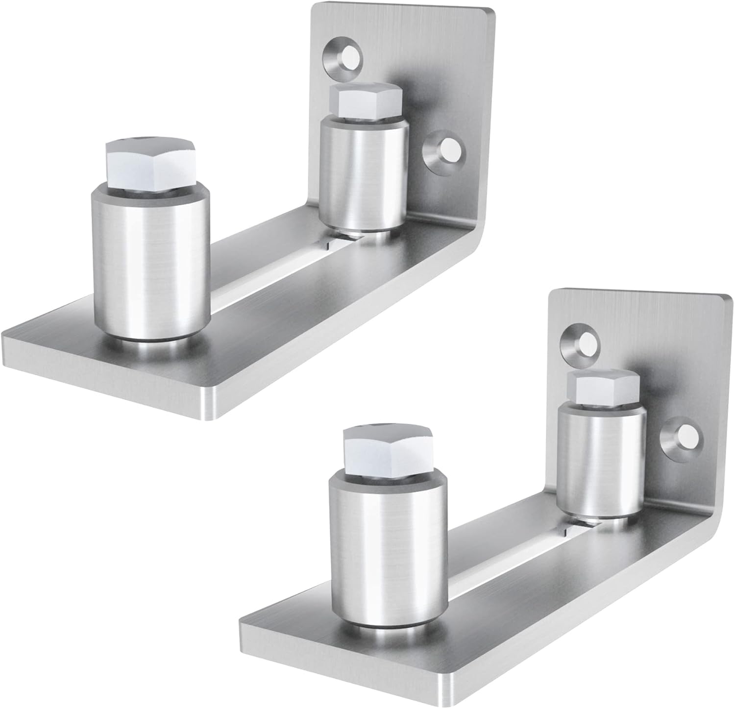 Scratch Resistant Stainless Steel Sliding Door Floor Guide, Adjustable Roller Wall Mounted Guide