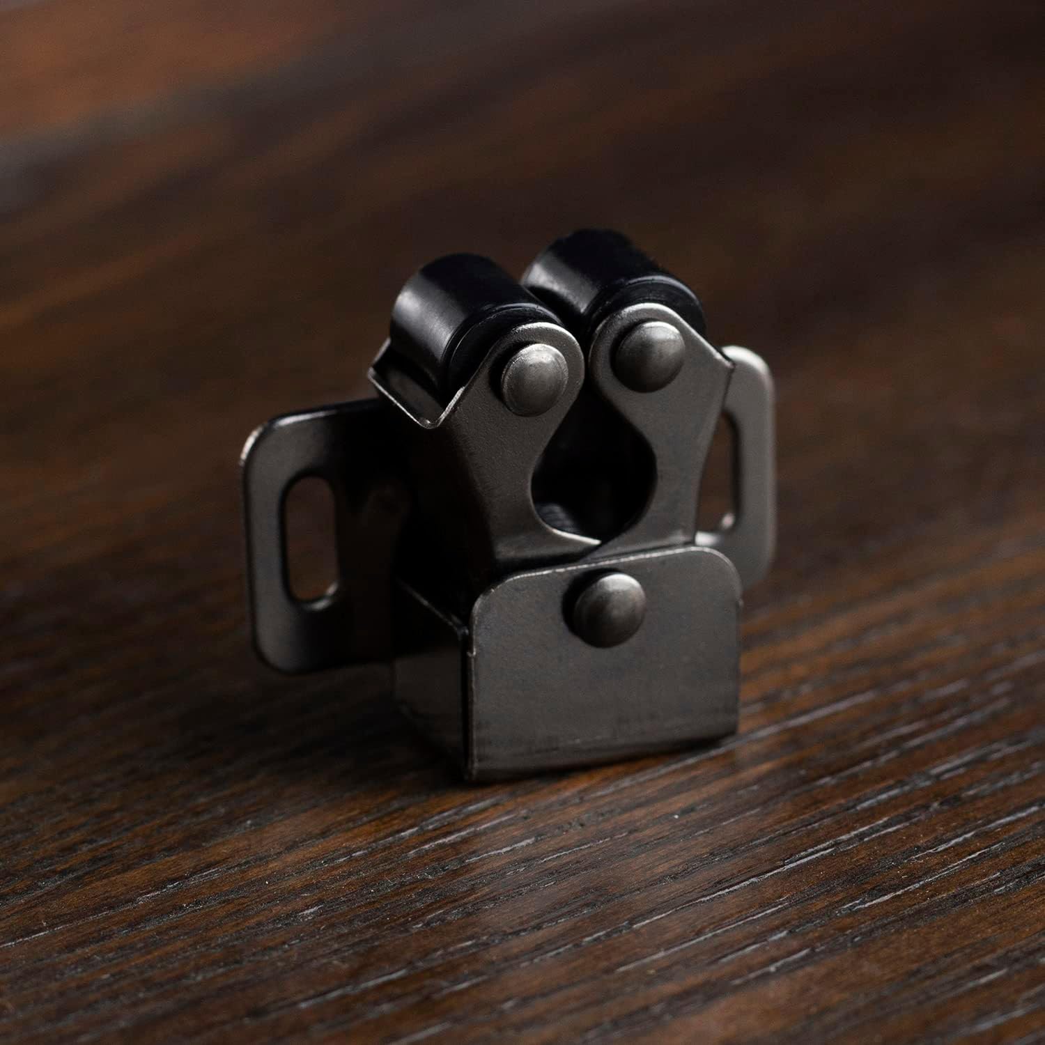 8 PCS Cabinet Latch Double Roller Catch Hardware for Cupboard Closet Cabinet Door Latches and Catches