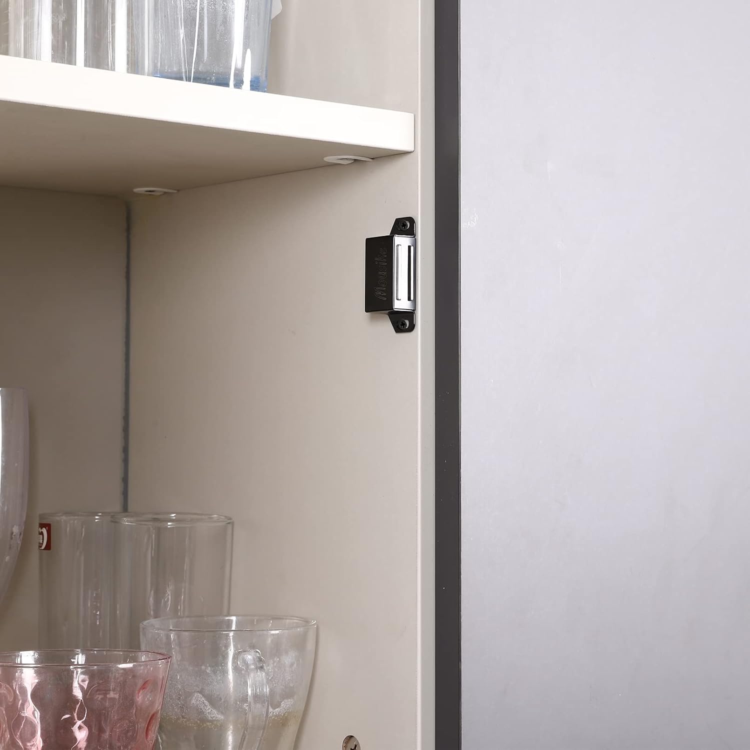 1.54"L x 0.62"W x 0.47"Th Cabinet Magnets Magnetic Door Catch Stainless Steel Door Magnet for Kitchen Bathroom Cupboard Wardrobe Closet Closures Cabinet Door Drawer Latch 20 lbs