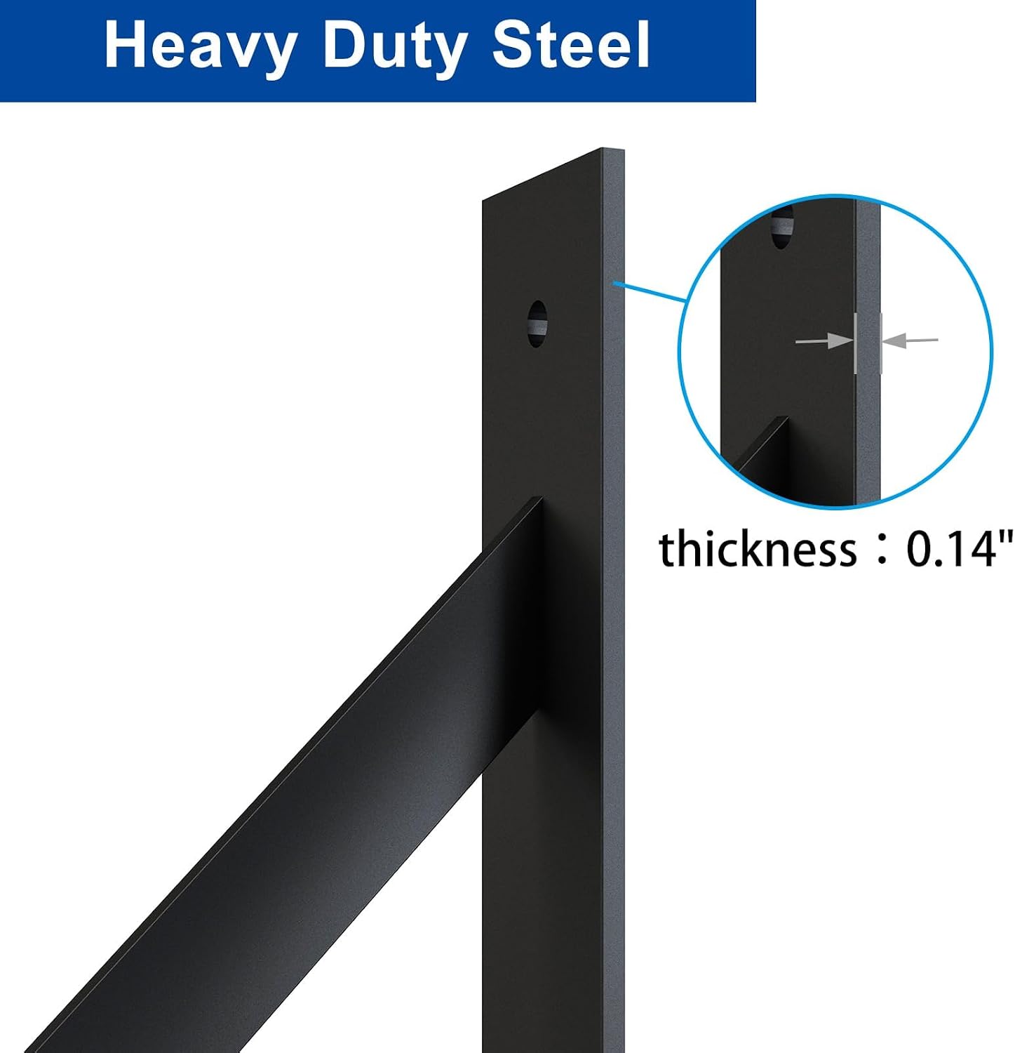 Heavy Duty Gate Corner Brace Bracket, Anti Sag Gate Kit Adjustable Gate Hardware for Wooden Fence, Driveway, Corral Gates, Wood Windows