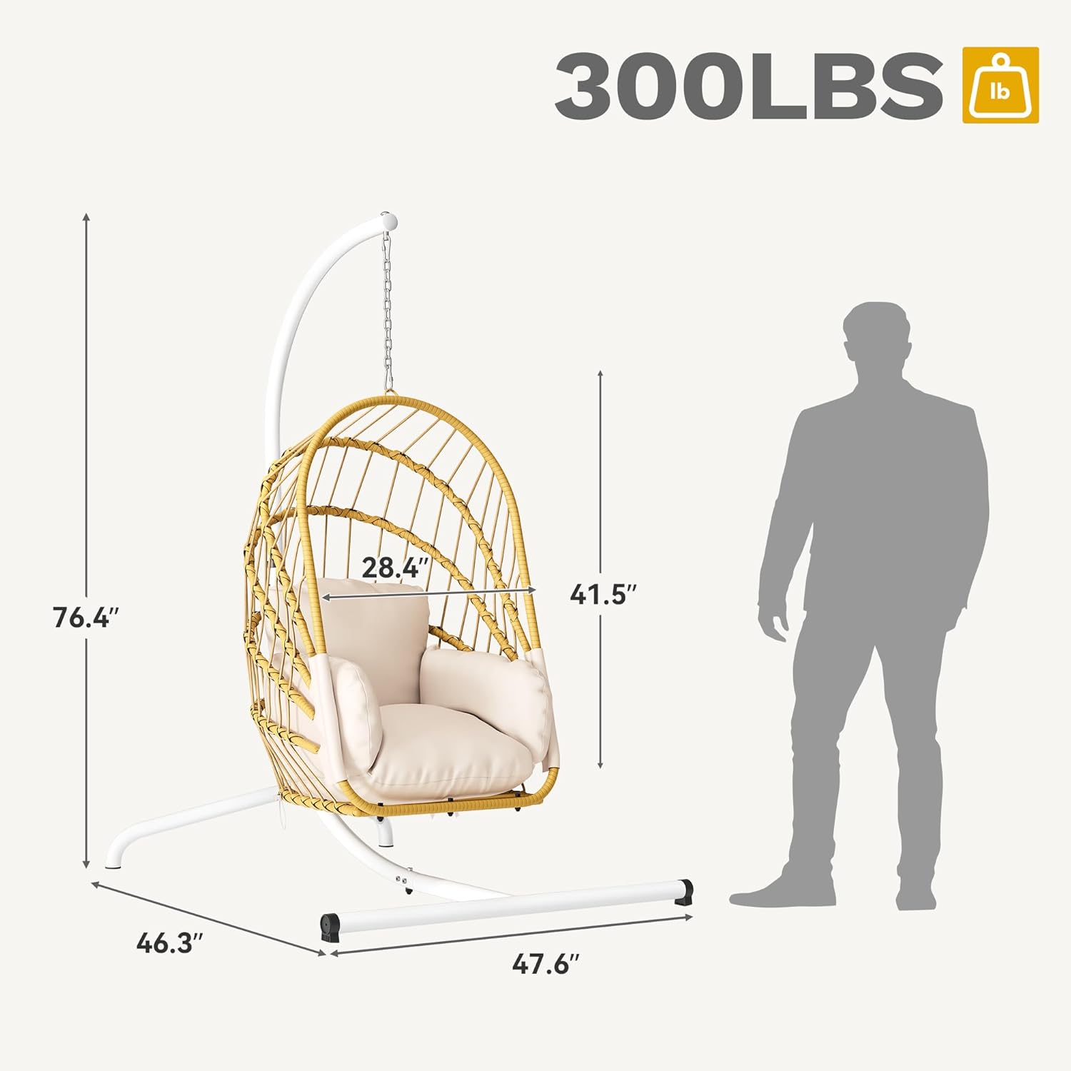 Wicker Swing Egg Chair