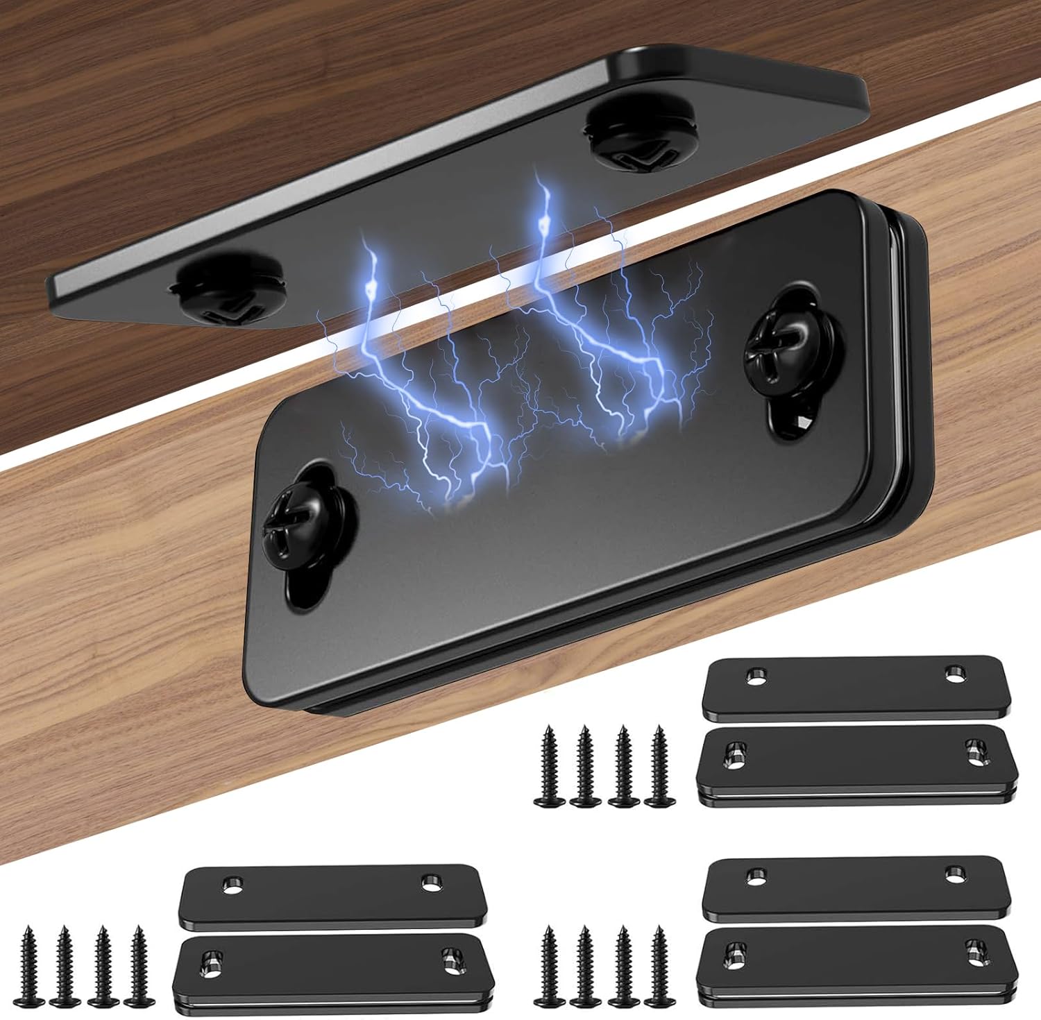 Ultra Thin Cabinet Door Magnets Catch,Magnetic Door Catch,Cabinet Latch Magnetic Closures for Kitchen Closet and Cupboard Wardrobe