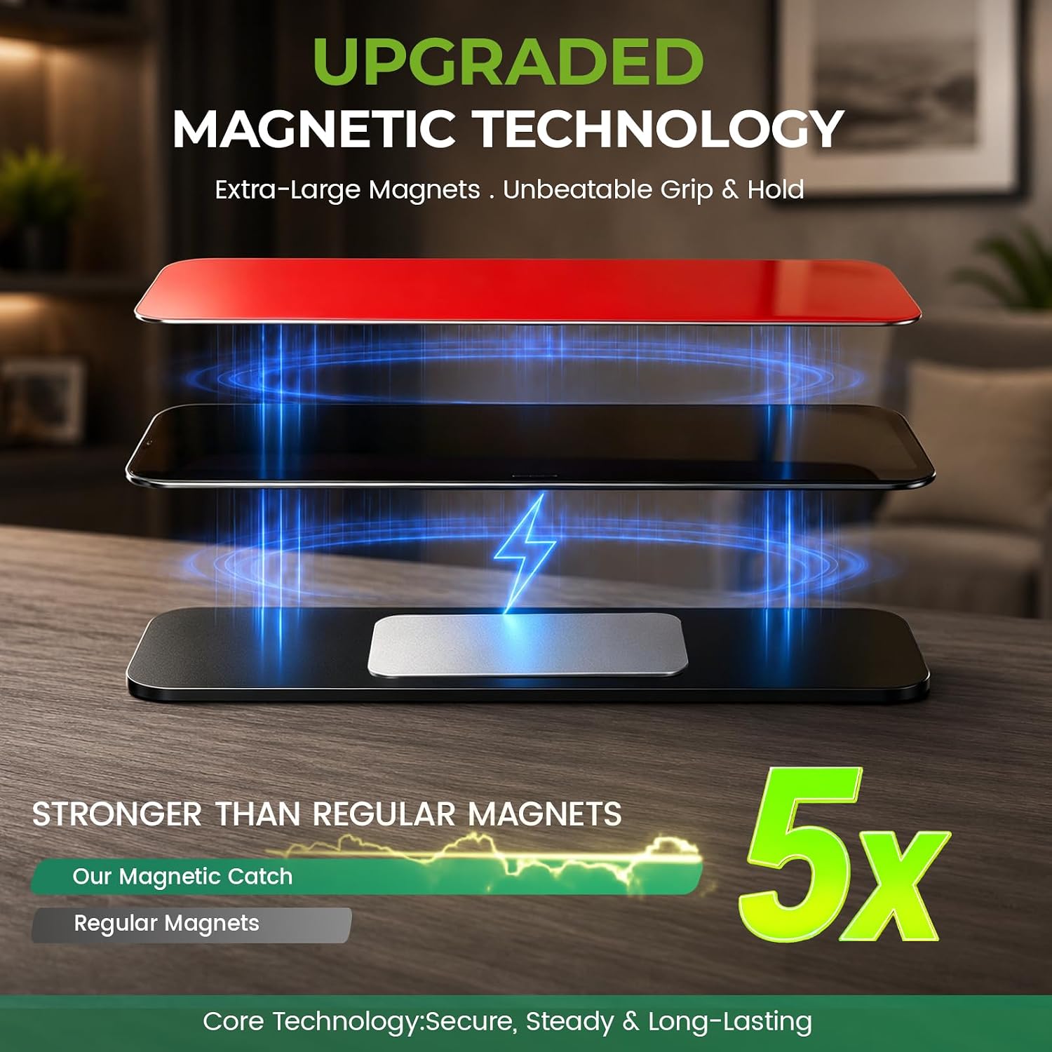 Ultra Thin Magnets for Cabinet Doors | Stainless Steel | Magnetic Cabinet Catch