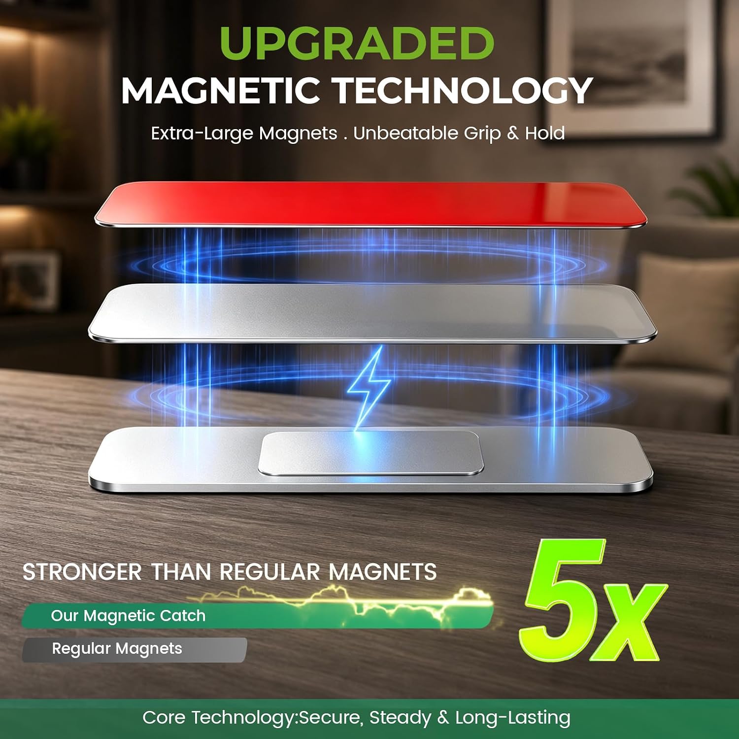 Ultra Thin Magnets for Cabinet Doors | Stainless Steel | Magnetic Cabinet Catch