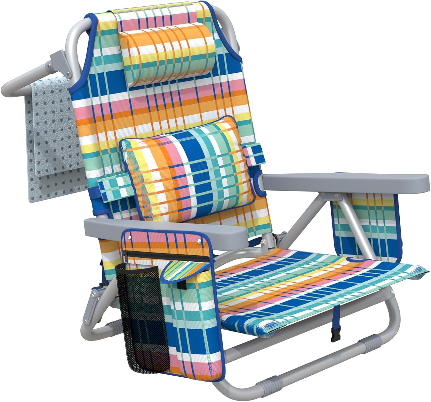 Camping Chair for Adults, Reclining Backpack Chair for Pool, Beach, Camping, Outdoors