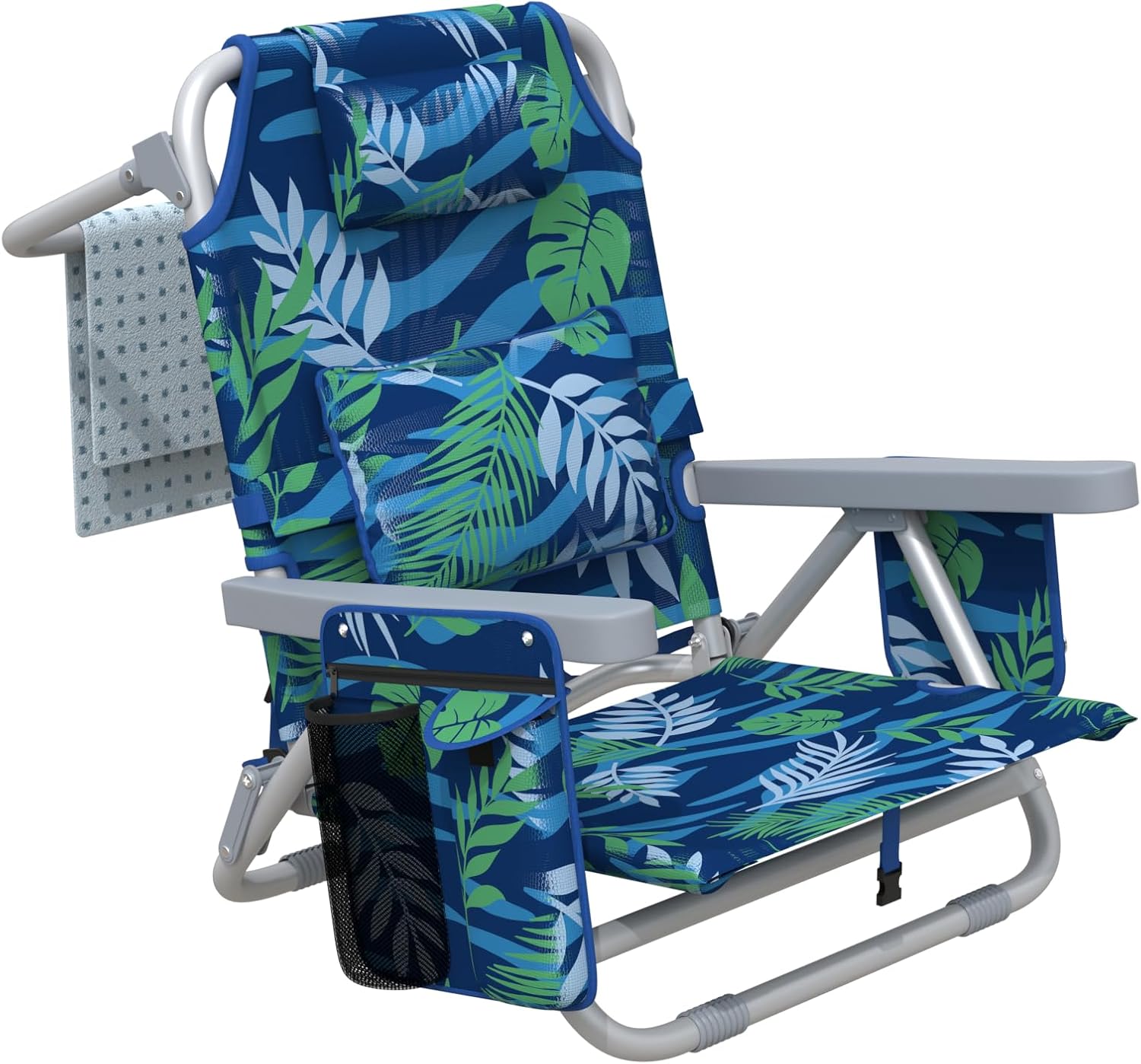 Camping Chair for Adults, Reclining Backpack Chair for Pool, Beach, Camping, Outdoors