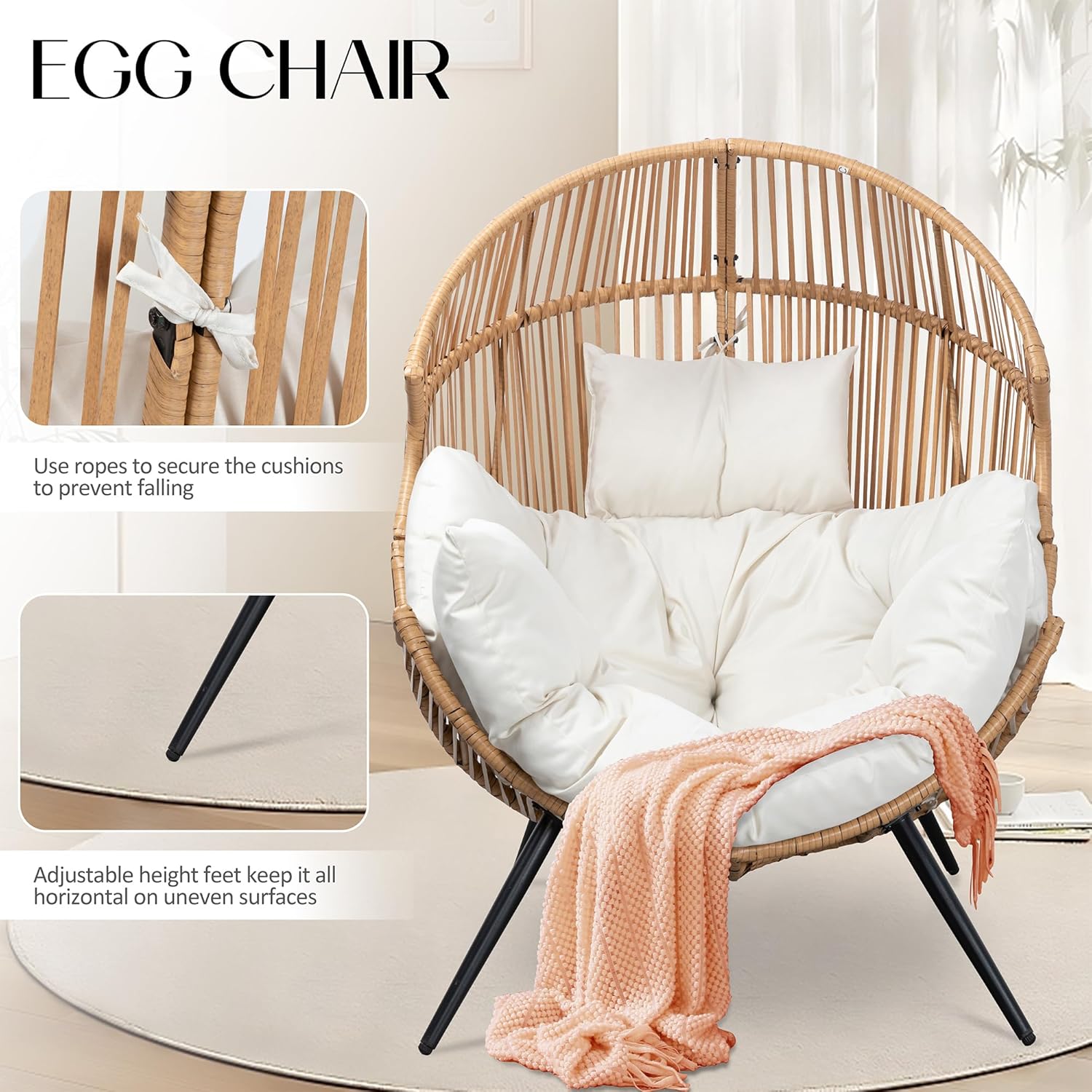 Egg Chair Wicker Outdoor Chairs