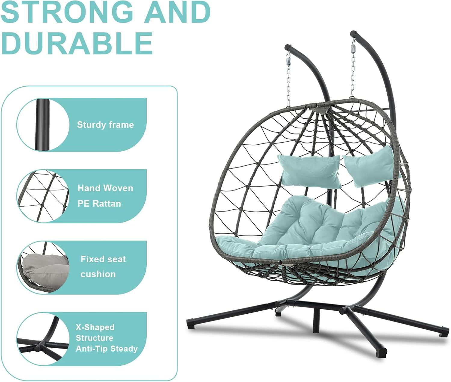 Double Egg Swing Chair