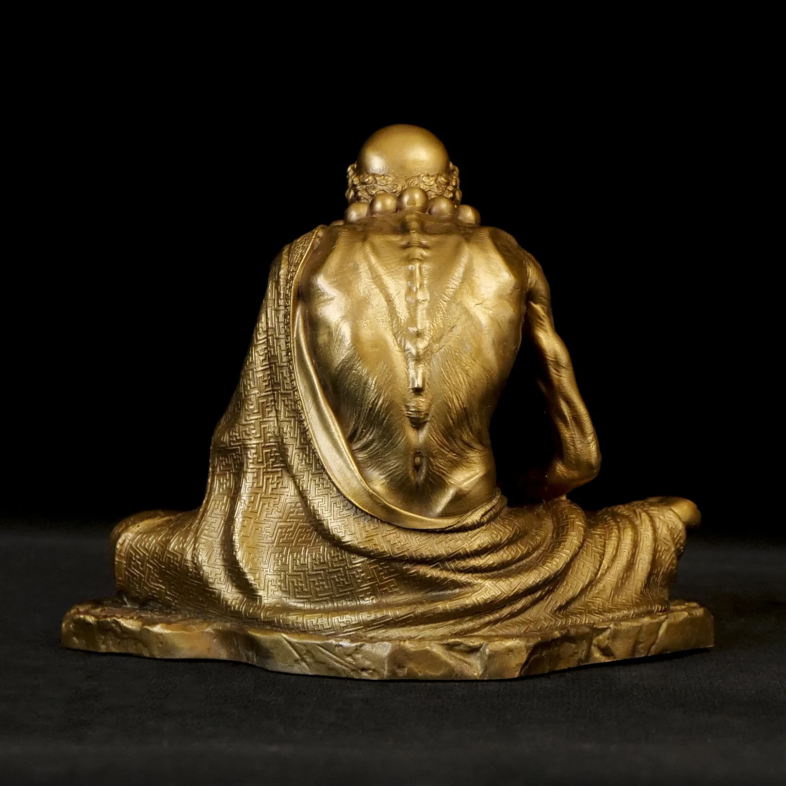 Silent Resolve Bodhidharma Sculpture 