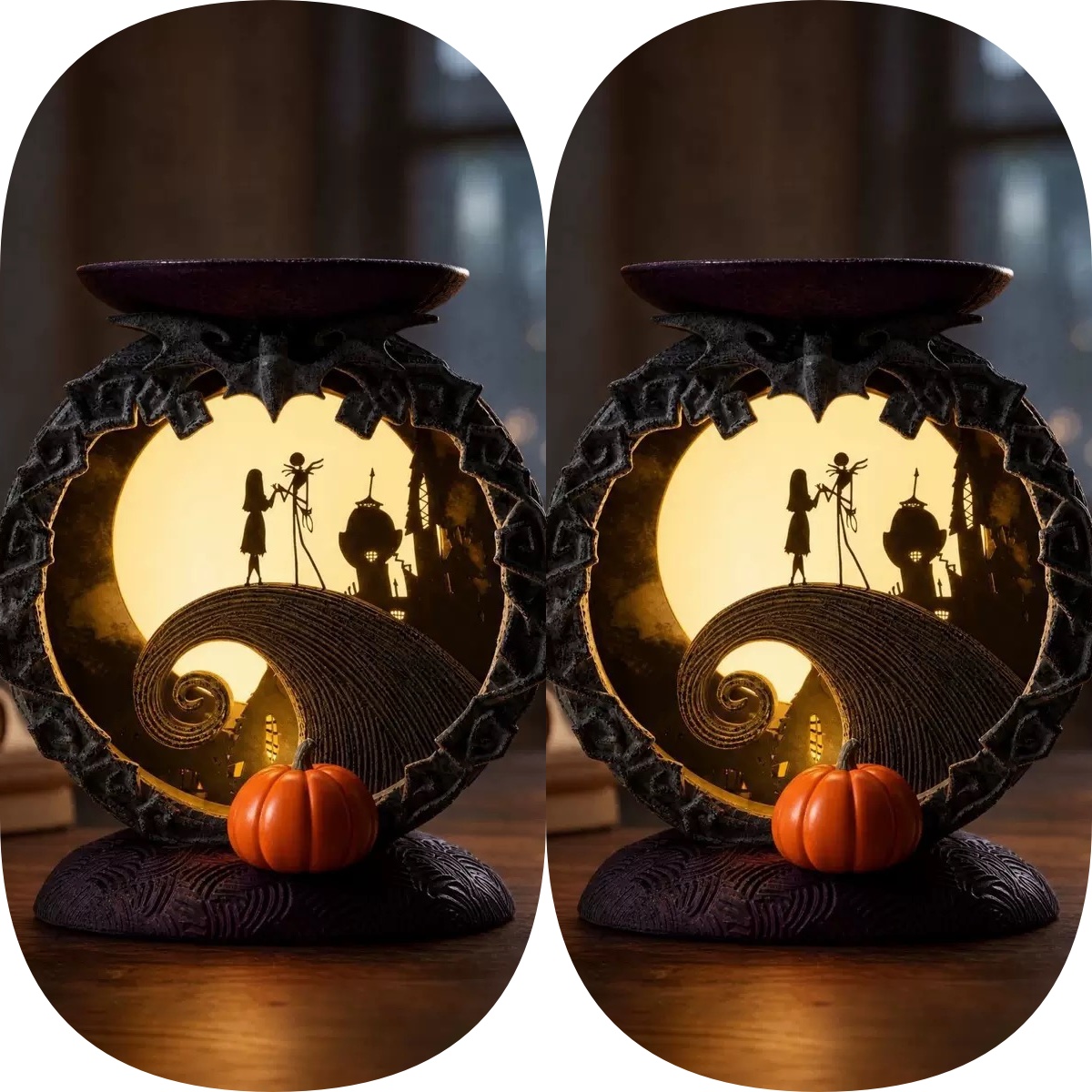 The Nightmare Before Christmas Themed Candle‑Holder Lamp