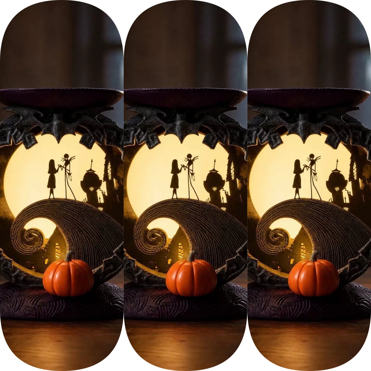 The Nightmare Before Christmas Themed Candle‑Holder Lamp