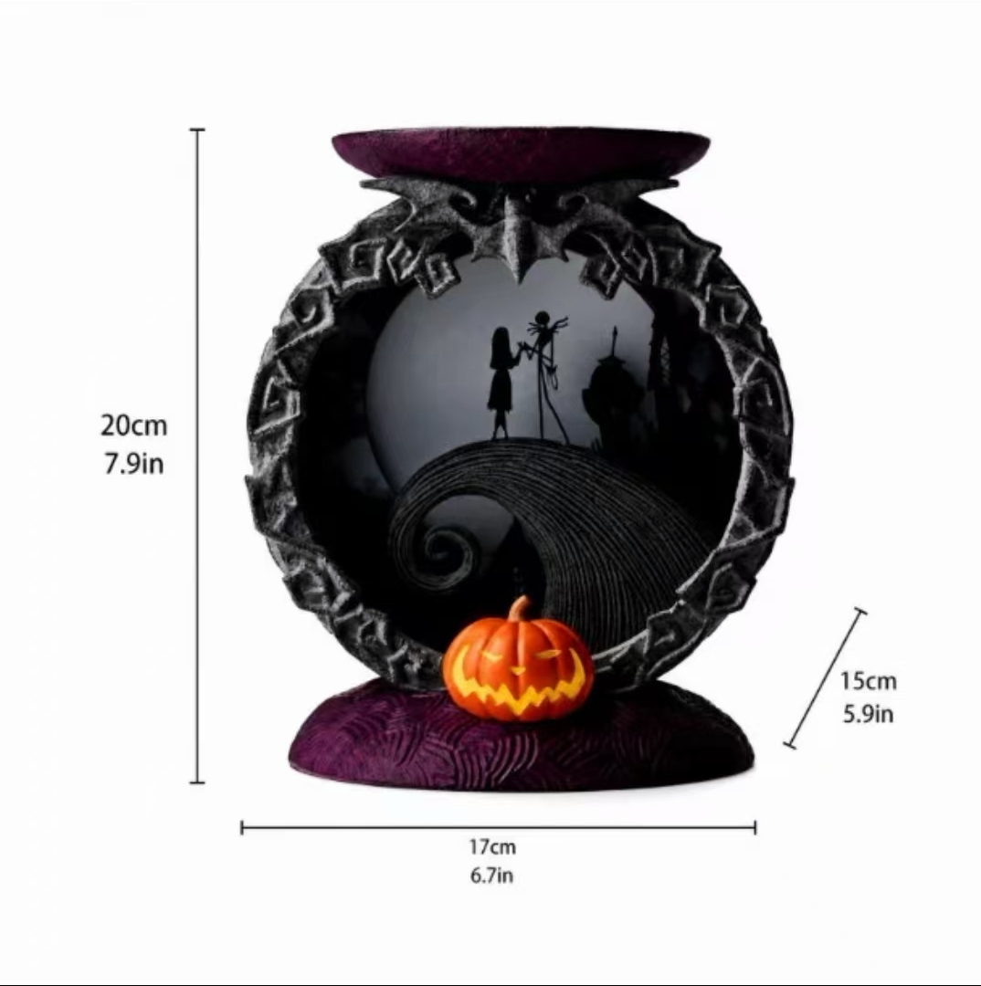 The Nightmare Before Christmas Themed Candle‑Holder Lamp
