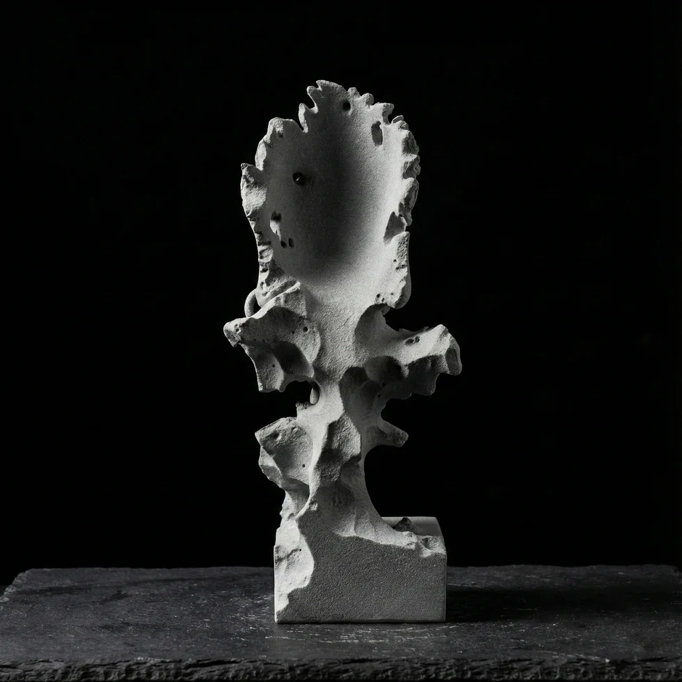  Harmony in Chaos: The "Peace & Strength" Sandstone Sculpture（Natural） 