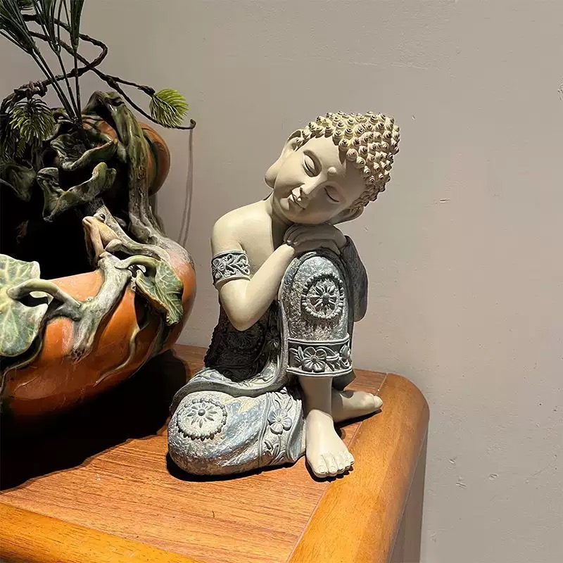Minimalist Resting Figure Statue