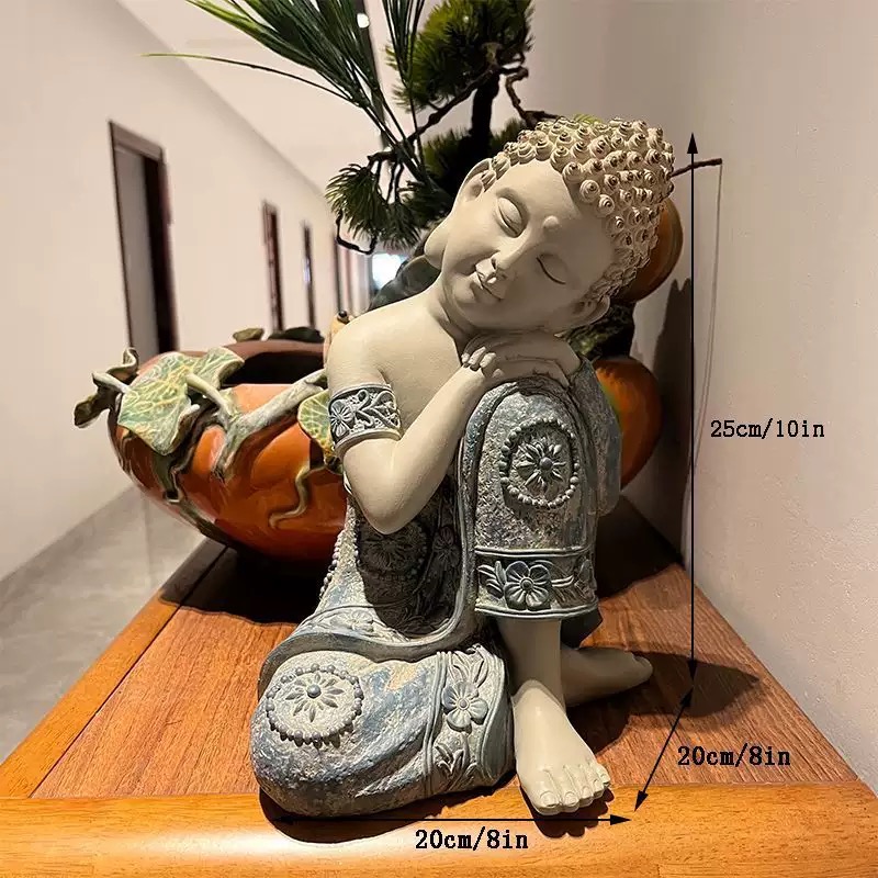 Minimalist Resting Figure Statue