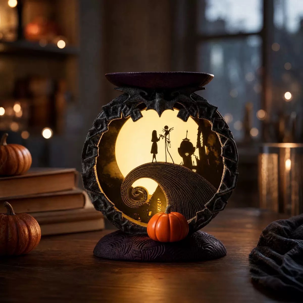 The Nightmare Before Christmas Themed Candle‑Holder Lamp