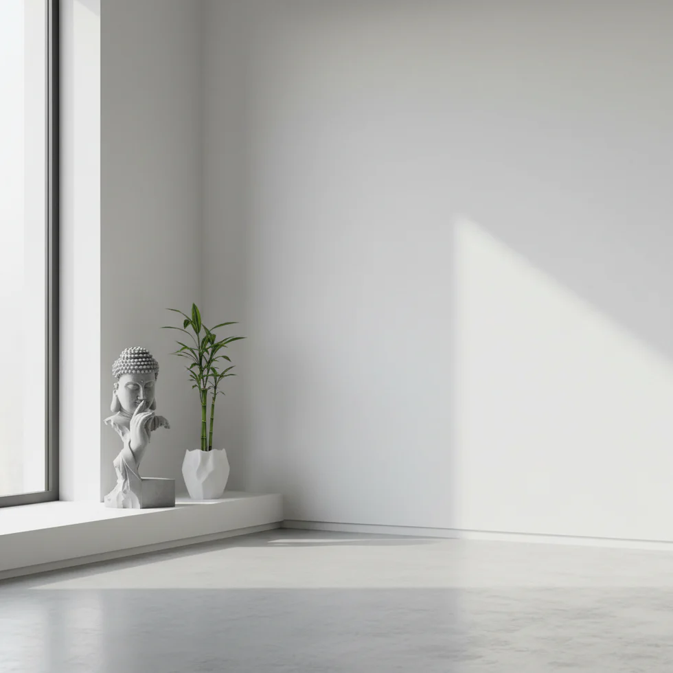 The "Tranquil Silence" Statue – Solid Sandstone Decor for Home & Garden