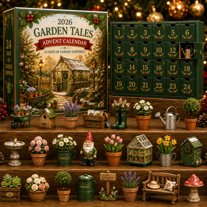 2026 Garden Tales 24-Day Advent Calendar – 24 Charming Garden Miniatures