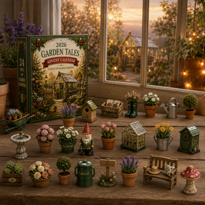 2026 Garden Tales 24-Day Advent Calendar – 24 Charming Garden Miniatures
