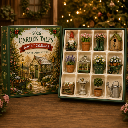 2026 Garden Tales 24-Day Advent Calendar – 24 Charming Garden Miniatures