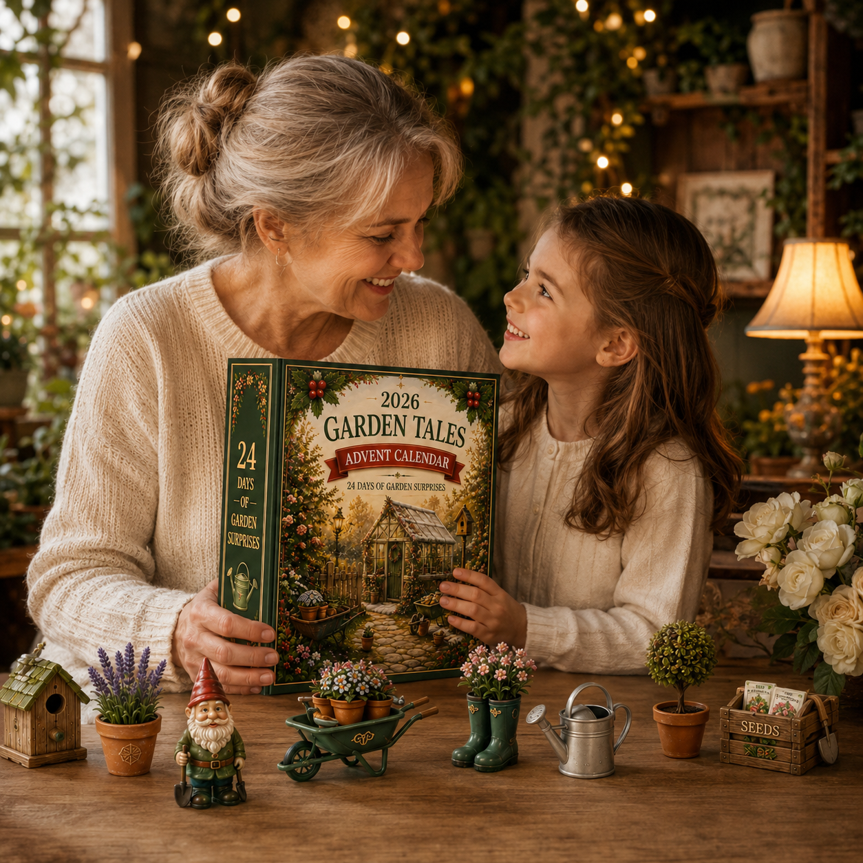 2026 Garden Tales 24-Day Advent Calendar – 24 Charming Garden Miniatures