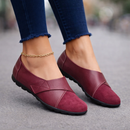 Women’s Leather Comfort Slip-On Loafers