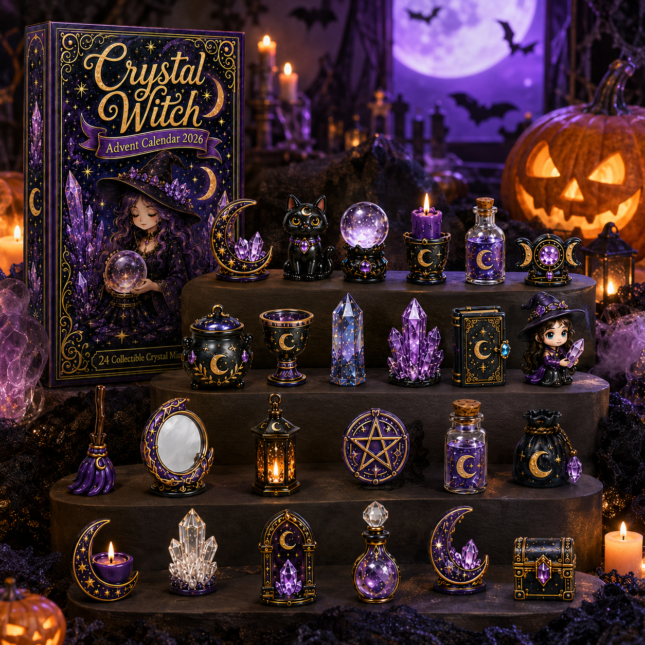 Crystal Witch Advent Calendar 2026 – 24 Magical Miniatures