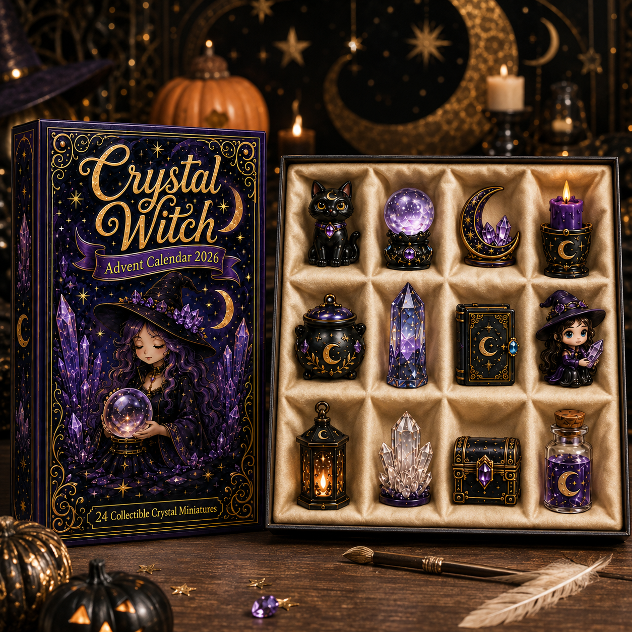 Crystal Witch Advent Calendar 2026 – 24 Magical Miniatures