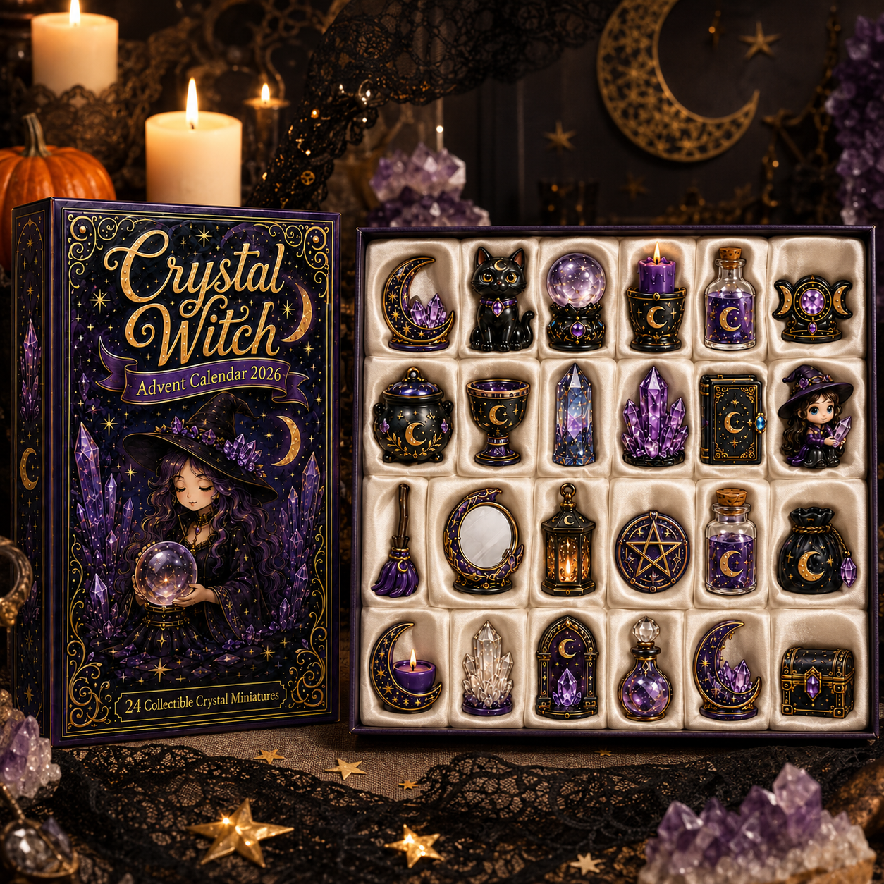Crystal Witch Advent Calendar 2026 – 24 Magical Miniatures