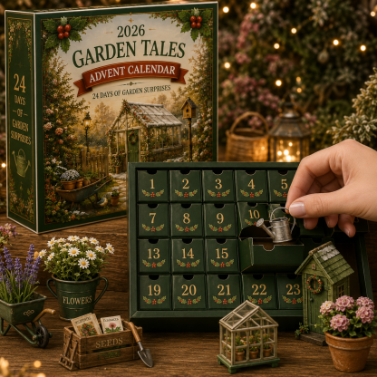 2026 Garden Tales 24-Day Advent Calendar – 24 Charming Garden Miniatures