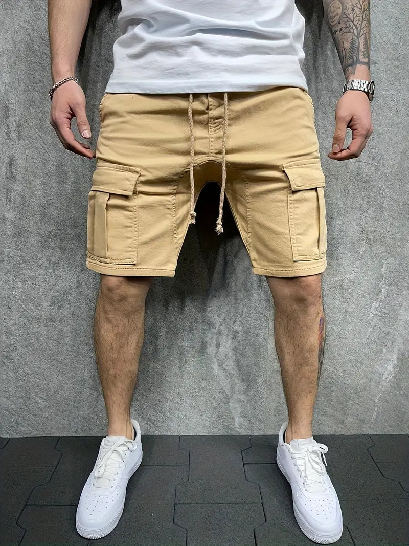 Product image showing stylish cargo shorts