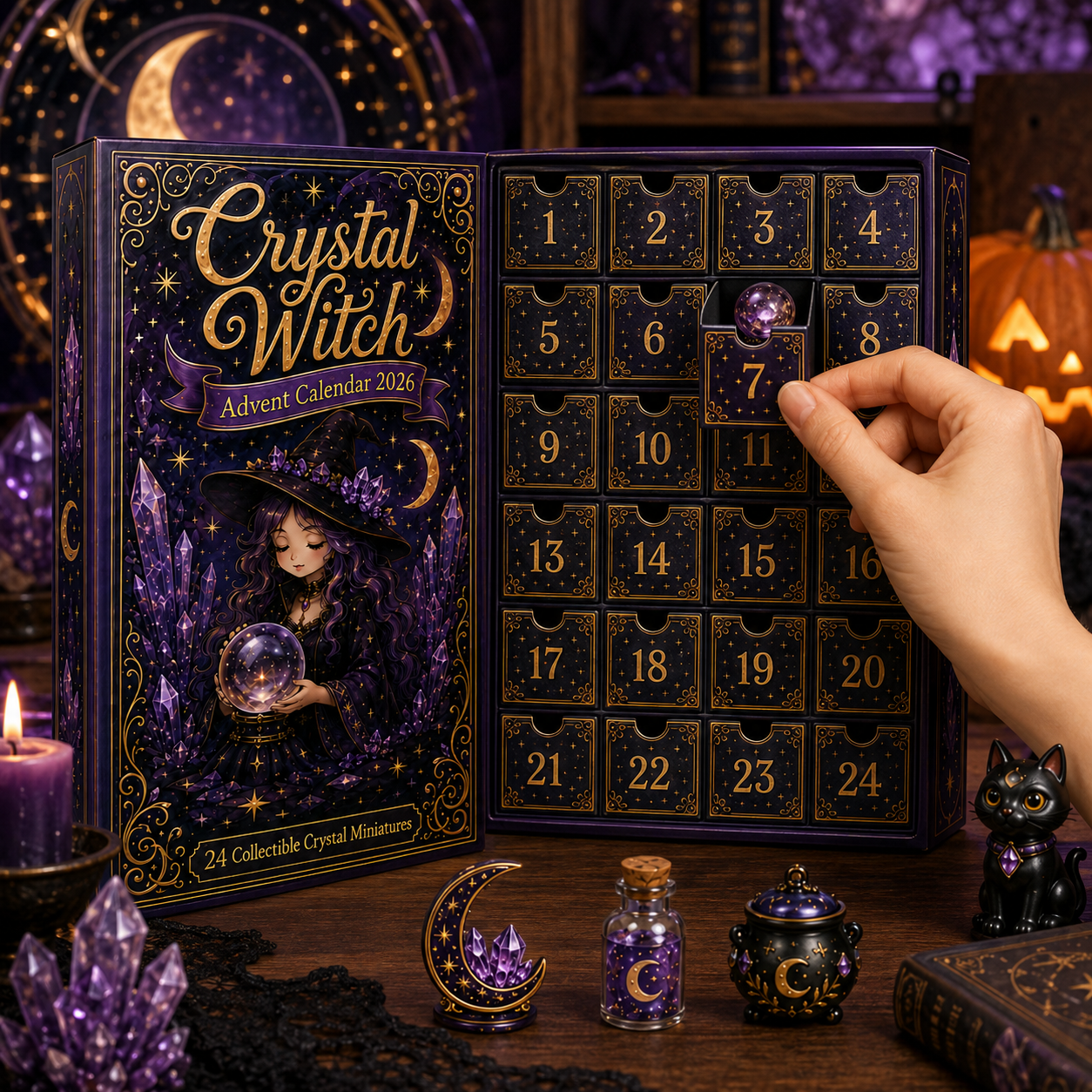 Crystal Witch Advent Calendar 2026 – 24 Magical Miniatures