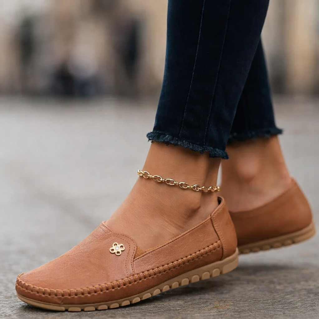 [Copy]Women's Orthopedic Leather Shoes – Lightweight, Breathable, Anti-Slip