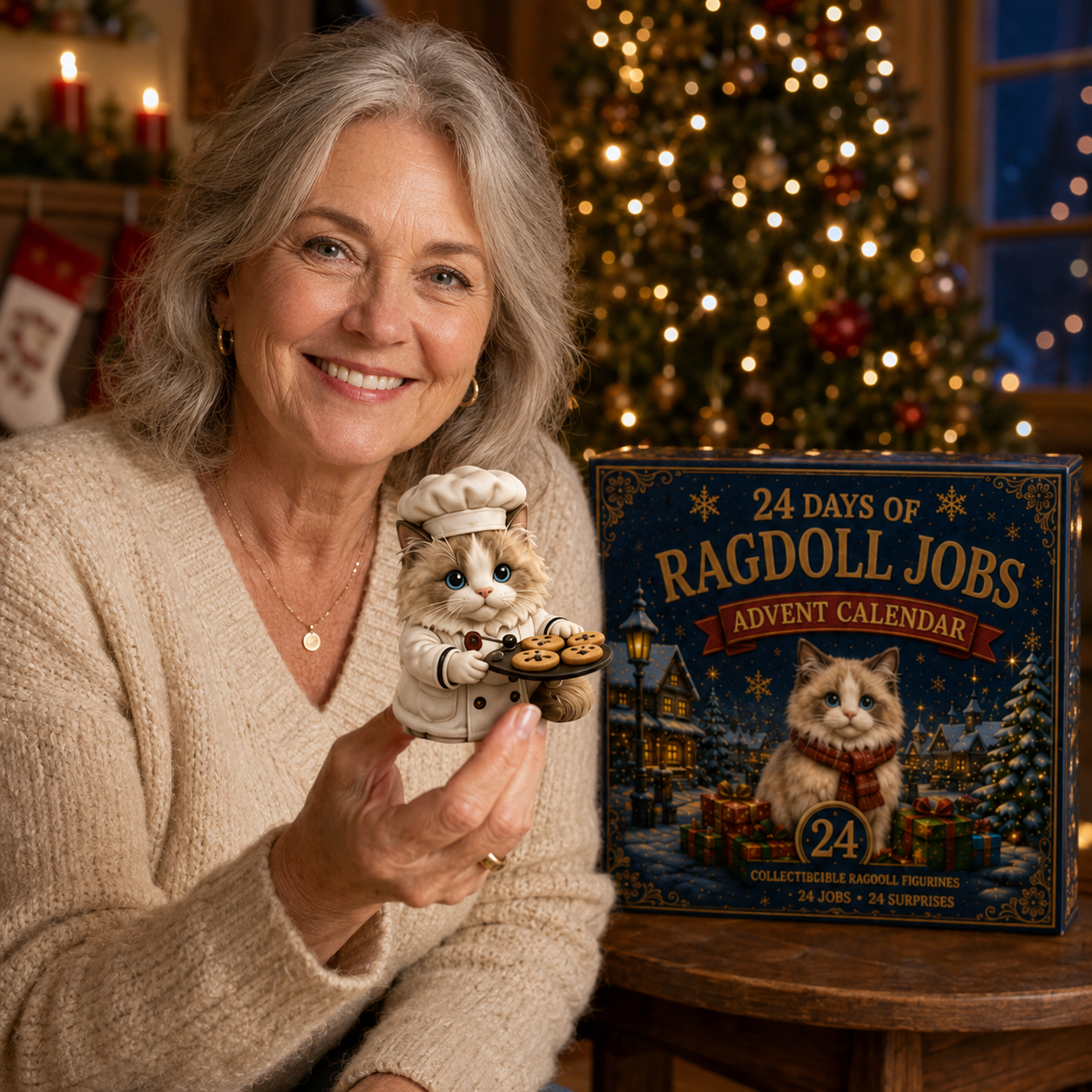 Ragdoll Cat 24-Day Advent Calendar