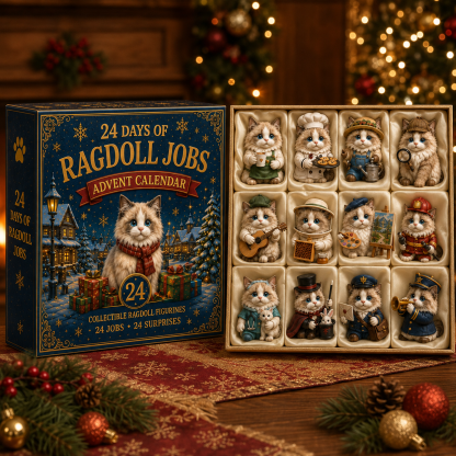 Ragdoll Cat 24-Day Advent Calendar