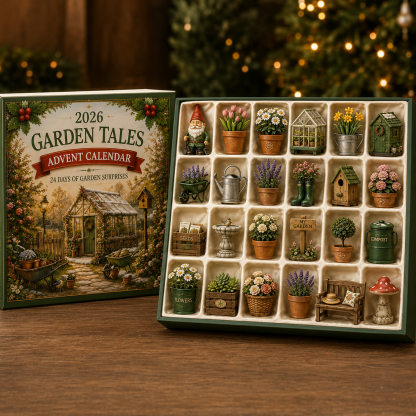 2026 Garden Tales 24-Day Advent Calendar – 24 Charming Garden Miniatures