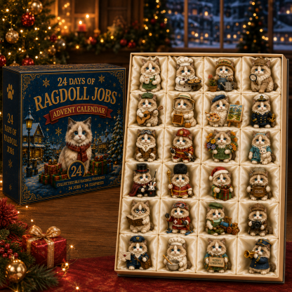 Ragdoll Cat 24-Day Advent Calendar