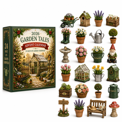 2026 Garden Tales 24-Day Advent Calendar – 24 Charming Garden Miniatures
