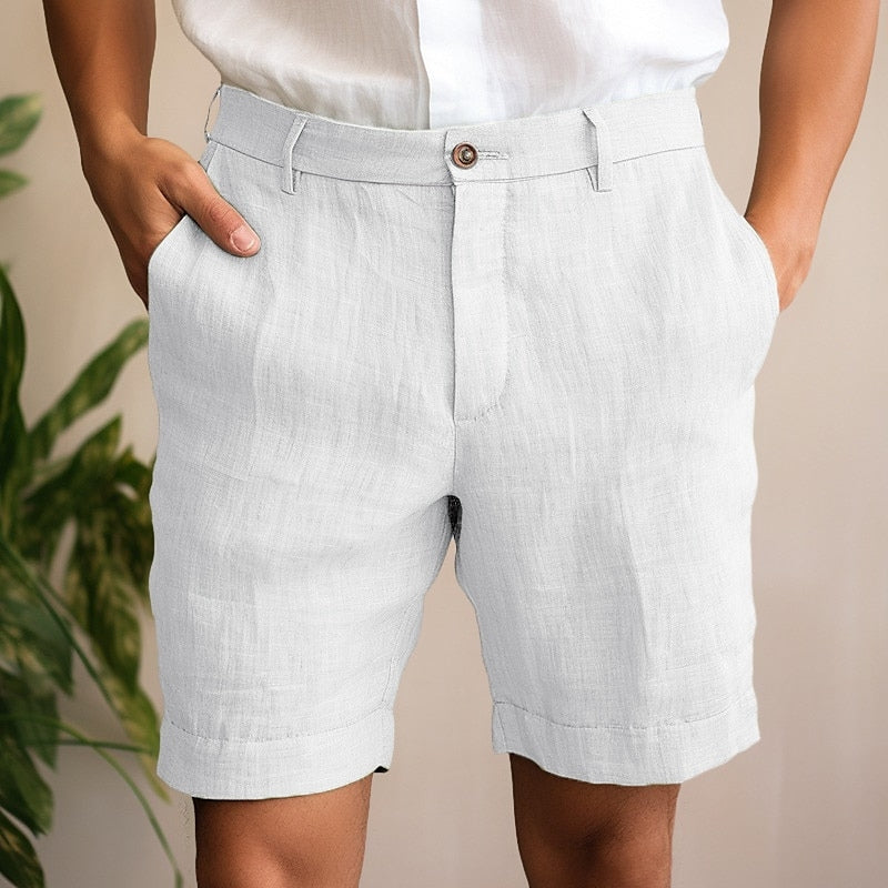 Product image showing additional white shorts