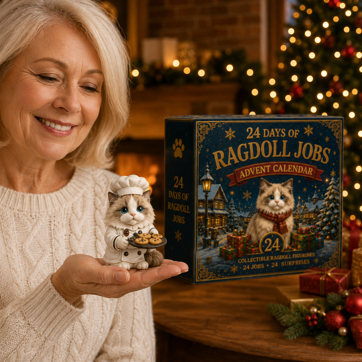Ragdoll Cat 24-Day Advent Calendar