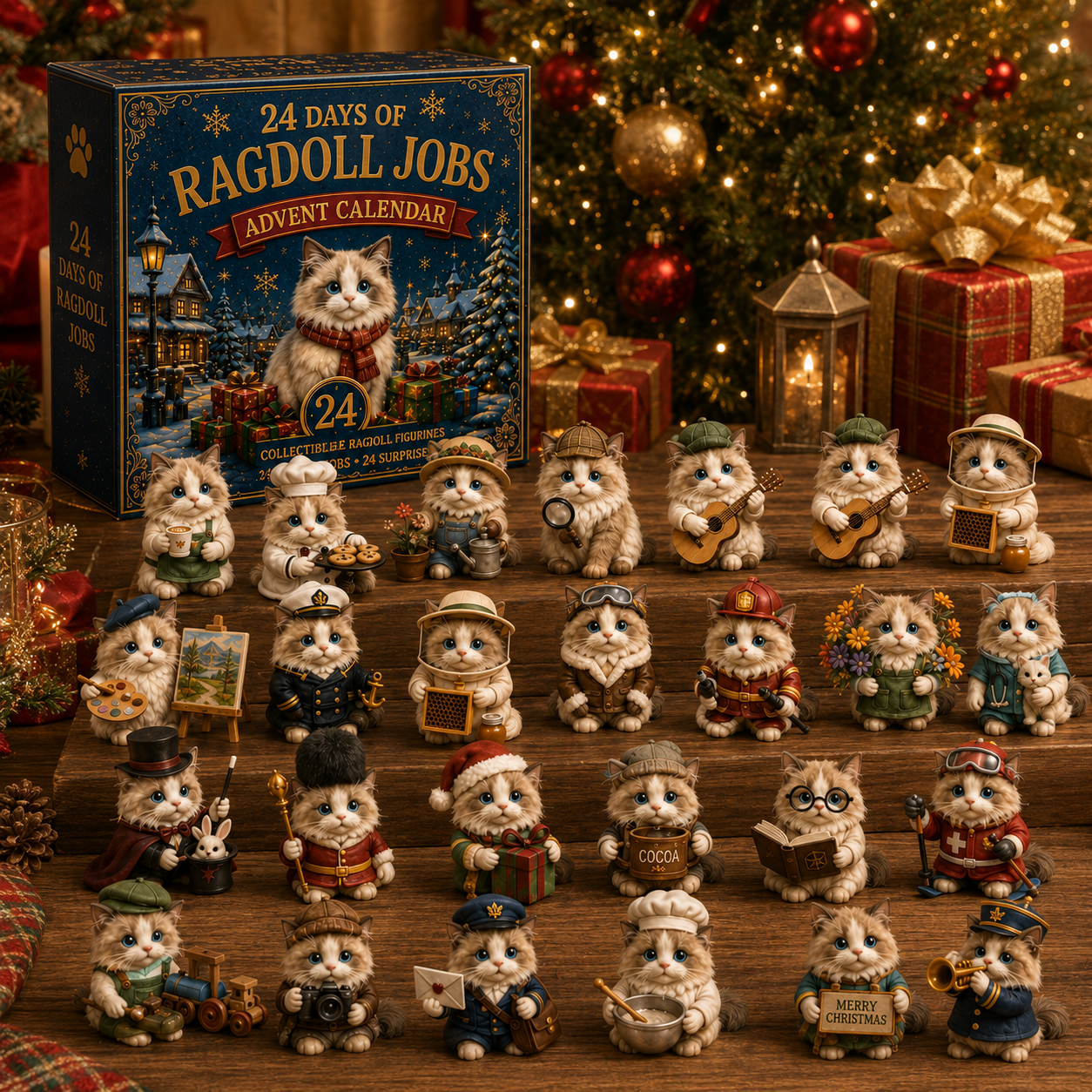 Ragdoll Cat 24-Day Advent Calendar