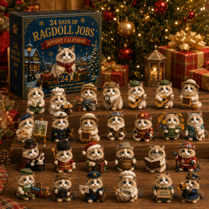 Ragdoll Cat 24-Day Advent Calendar