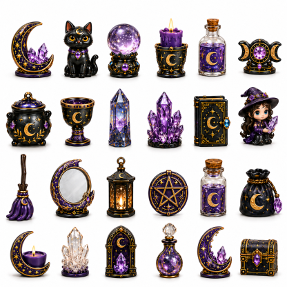 Crystal Witch Advent Calendar 2026 – 24 Magical Miniatures