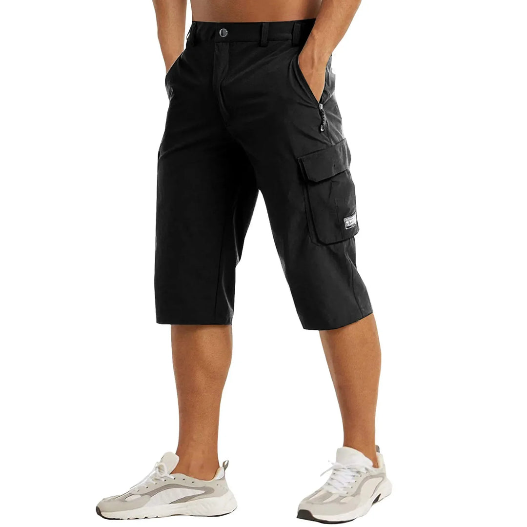 Product image showing stylish cargo shorts