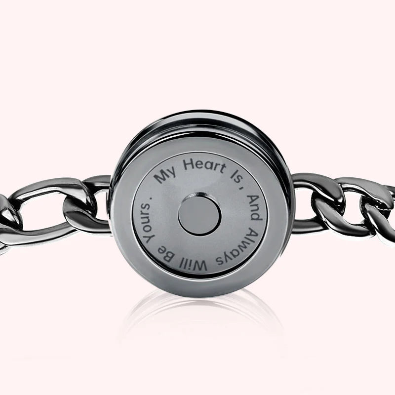 Sun Single Touch Bracelets with Figaro Chain