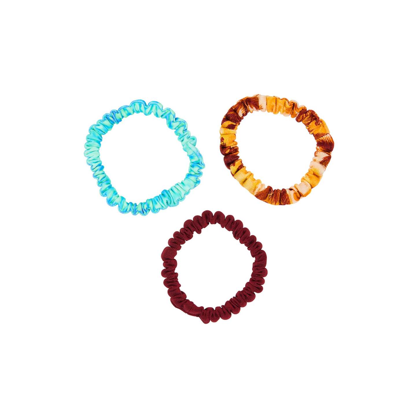 Skinny Scrunchie Pack - Espresso Island