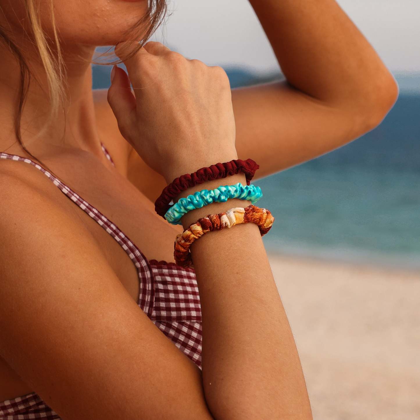 Skinny Scrunchie Pack - Espresso Island