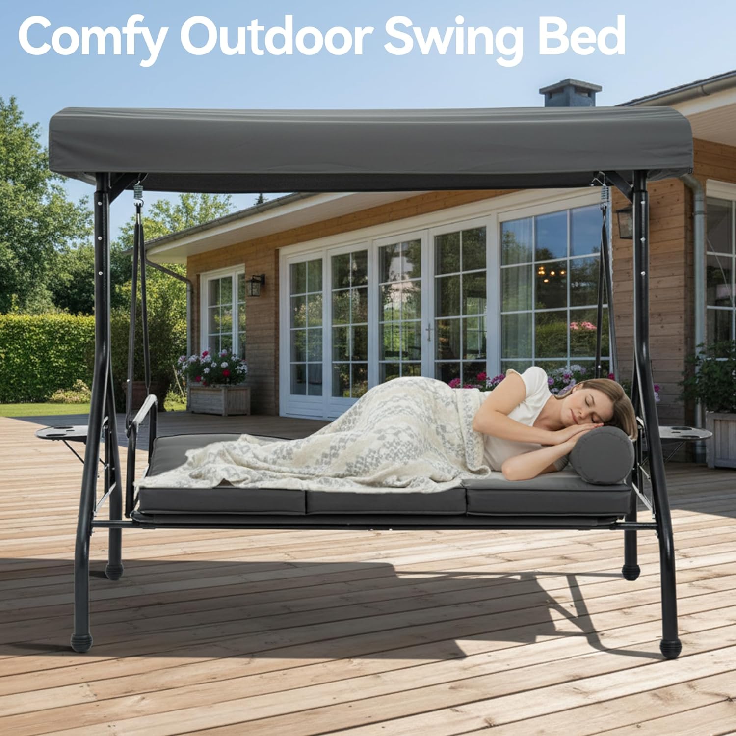 Meatl Outdoor Swings for Adults