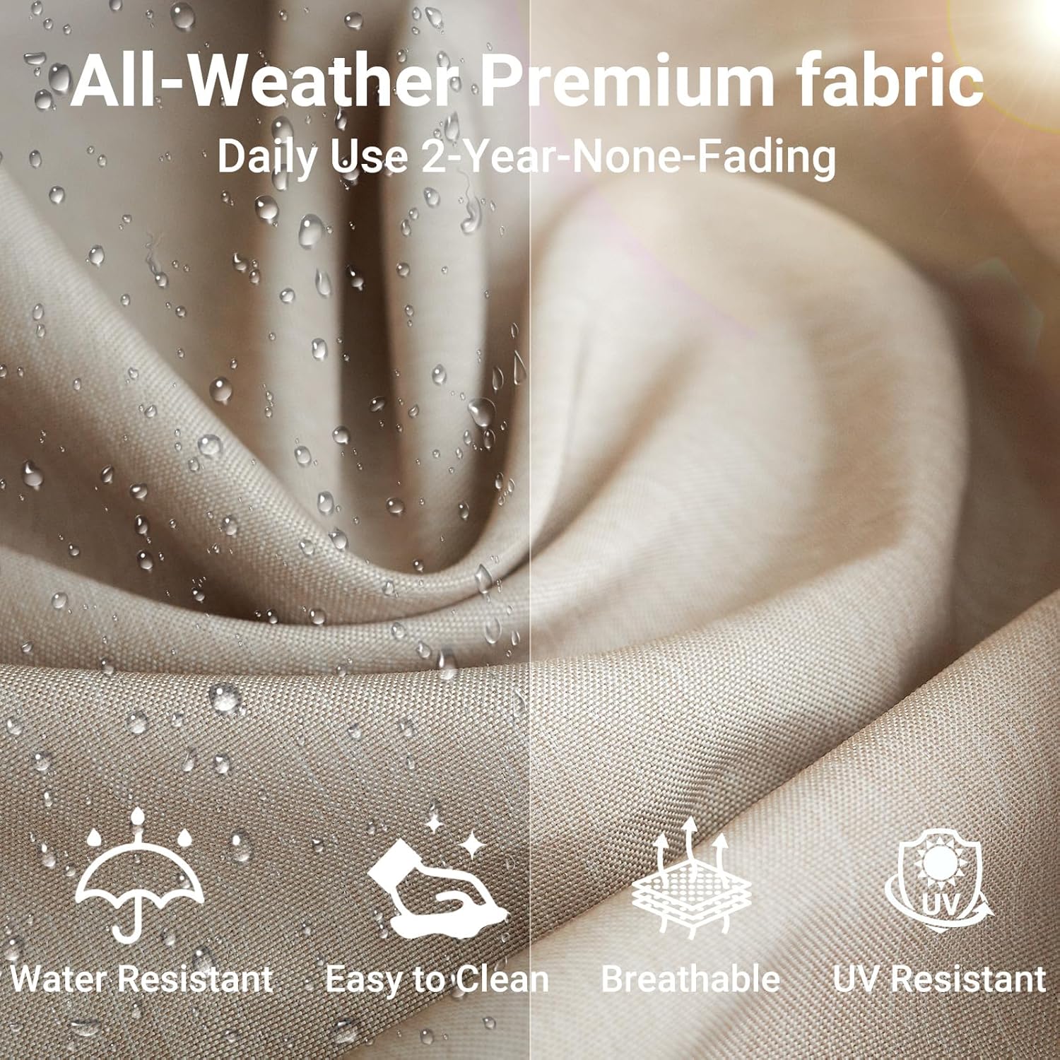 4-Piece Outdoor Sectional Sofa Set